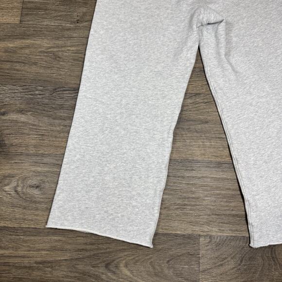Frank & Eileen Catherine Favorite Sweatpants Size Medium Gray Crop Raw Hem - Picture 13 of 14
